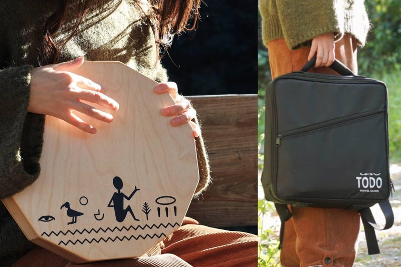 TODO The Nile Travel Cajon: 3-Tone Portable Cajon with Adjustable Snare, Handcrafted & Includes Carry Bag - for Adults and Kids(12-Sided) - Image 5